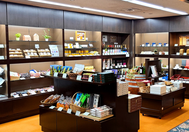 売店の外観