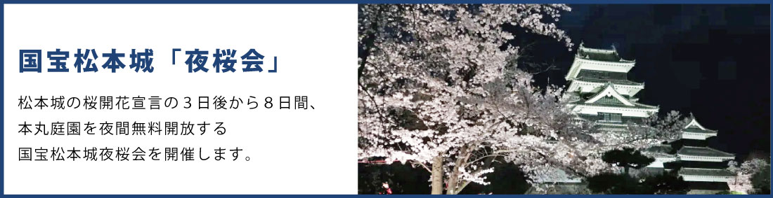 夜桜会のバナー