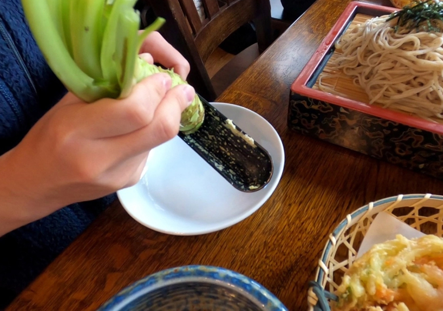 わさびをするイメージ
